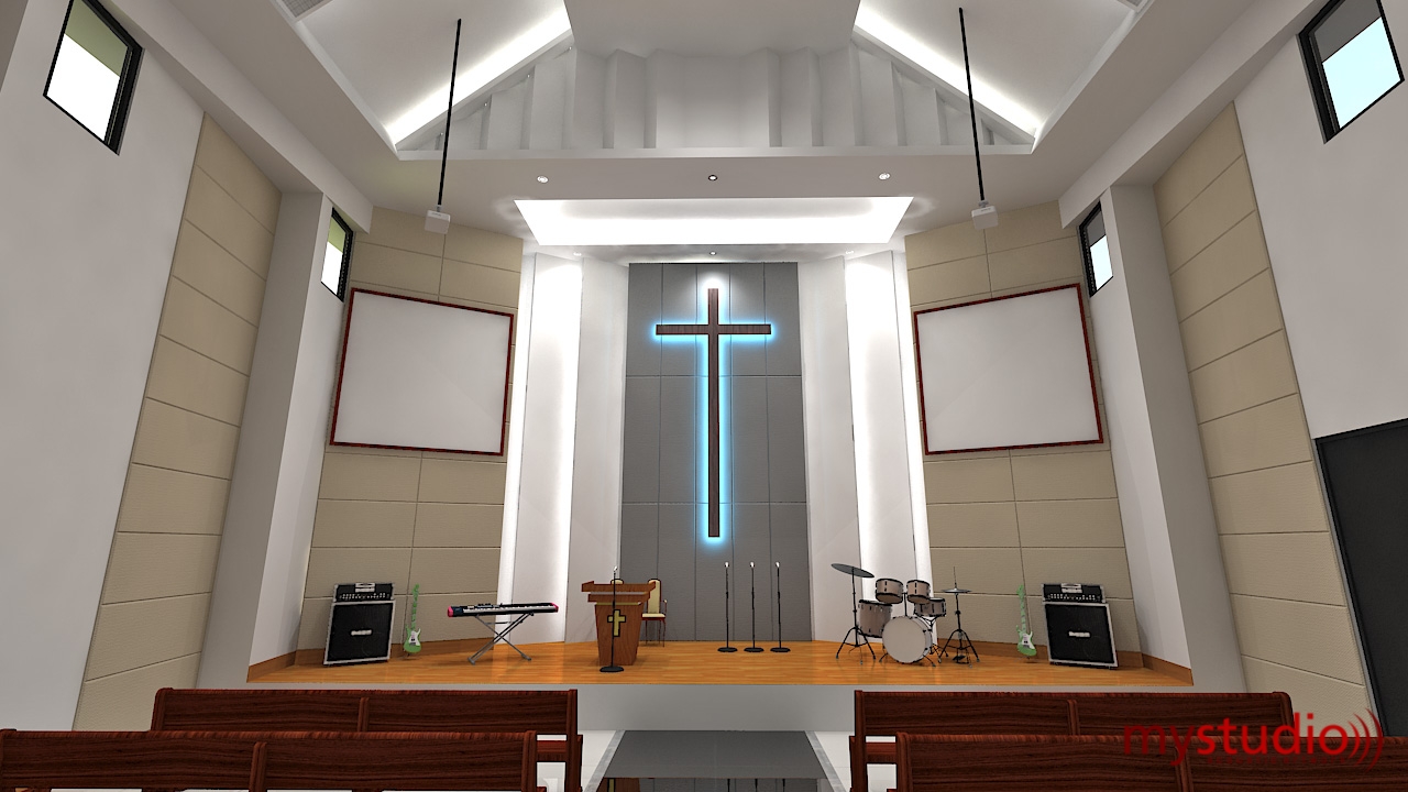 Gereja Muara Enim di Sumsel